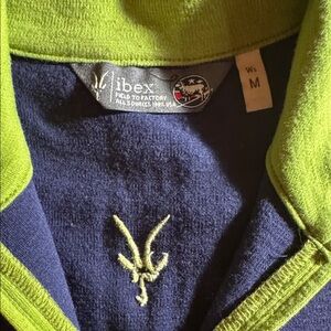 Ibex 1/4 zip two-tone Women’s Shak Rambouillet Wool